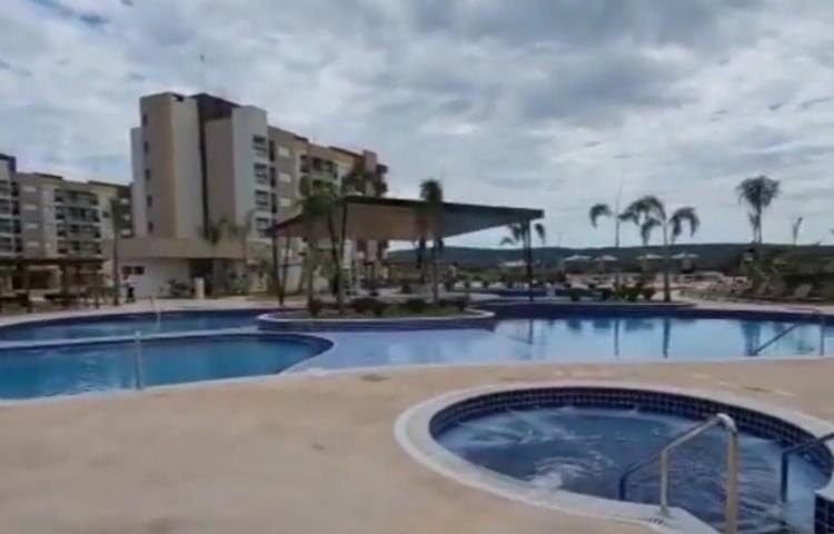Praias Do Lago Eco Resort Apto 5 Pessoas N406 N407 Caldas Novas Exterior photo